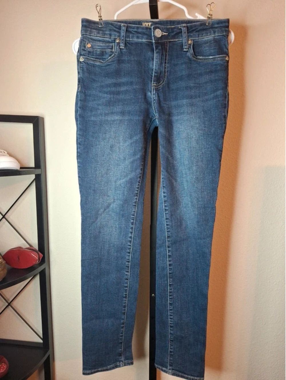 KUT from the Kloth dark wash, mid-rise denim skinny jeans size 2
